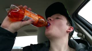 American DRINKS IRN BRU for the FIRST TIME A REVIEW [upl. by Yddeg495]