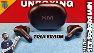 MIVI Duopods A25 Unboxing and Review in Detail 😎😎 [upl. by Marie-Ann]