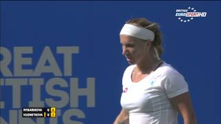 Shot of the Day  Aegon Eastbourne International  Monday 22 June [upl. by Pardew]