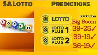 SA LOTTO PREDICTION 30 October [upl. by Inge]