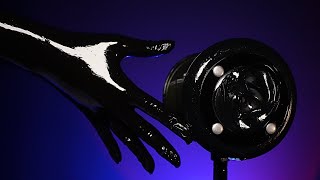 🖤 LATEX GLOVES EAR MASSAGE 🖤 ASMR  NO TALKING  4k [upl. by Britni]