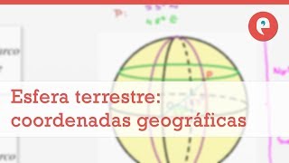 Esfera terrestre coordenadas geográficas [upl. by Dirgni479]