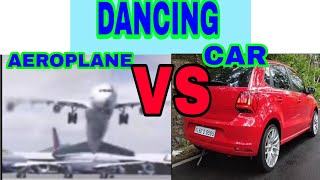 DANCING AEROPLANE VS CAR । Funny viral video on tiktok । [upl. by Erkan]