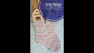 Tuto tricot  Je tricote mes premières chaussettes Tutoriel complet en pas à pas [upl. by Ardell980]