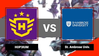 Hop3ium vs St Ambrose University Overwatch 2 Scrim [upl. by Patrizia427]