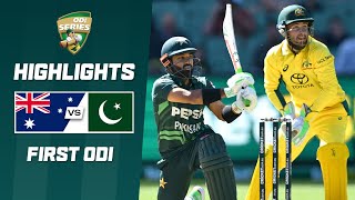 Australia v Pakistan  First ODI  ODI Series 202425 [upl. by Sapphire]