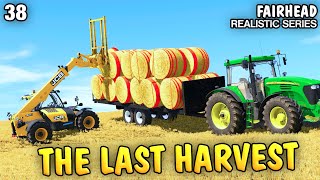 THE LAST HARVEST  Lets Play Fairhead Realistic FS22 Episode 38 [upl. by Derfiniw]