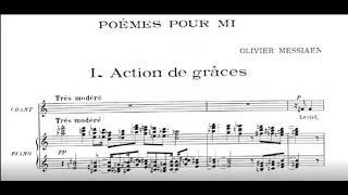 Messiaen Olivier 19361937 Poèmes pour Mi pour soprano et piano — Maria OrànYvonne Loriod [upl. by Eiramave62]