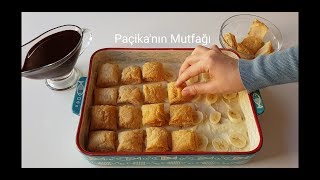 EN KOLAY MİLFÖY PASTA TARİFİ ÇAKMA PROFİTEROL Paçikanın Mutfağı [upl. by Eiltan]