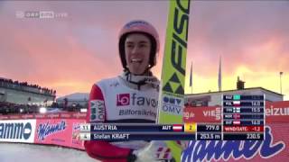 Skifliegen Vikersund 2017 NEUER WELTREKORD STEFAN KRAFT SPRUNG 2535 METER [upl. by Jose]