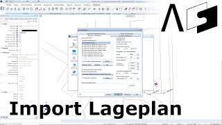 Import Lageplan in Allplan auf Nullpunkt [upl. by Fulcher]