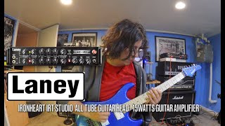 Laney Ironheart IRTSTUDIO 15 watts tube guitar amplifier  Metal Demo and Review [upl. by Alleb]