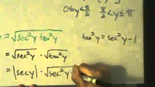 Calculus I  Derivative of Inverse Secant Function arcsecx  Proof [upl. by Sieber]