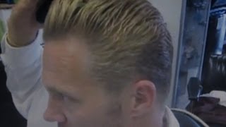 EPIC blonde 9 min pompadour haircut HD Clipper Video [upl. by Quartis]