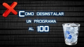 Desinstalar Cualquier Programa de tu PC al 100 [upl. by Alphonsine]