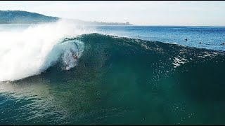 Bodysurfer scores PERFECT Barrel  Proper InnOut Tube Ride  Mark Drewelow [upl. by Acinelav433]