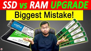 SSD vs RAM Upgrade  1st Kaunsa Kare RAM vs SSD Upgrade  SSD Upgrade  RAM Upgrade [upl. by Aserahs]