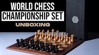 Unboxing the STUNNING 550 Official World Chess Championship Set and Giveaway [upl. by Randolph]