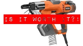 Rigid Autofeed Screw gun Should you buy [upl. by Ylekalb]