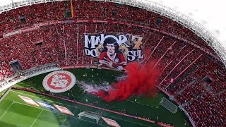 Imagens de drone EXCLUSIVAS da festa da torcida do Inter no GreNal 433 [upl. by Oirevas553]