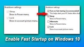 Fast startup not showing windows 10 FIX  InfoHoop [upl. by Ahsenrat904]