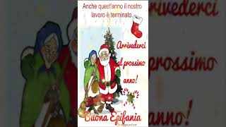 Auguri Befana per Whatsapp con video frasi e immagini divertentiBuongiorno buona Befana [upl. by Llenrrad390]