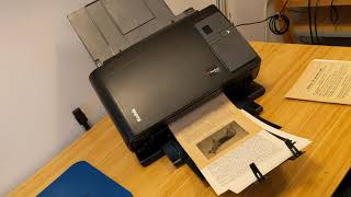 Kodak i2420 scanner scanning directly to PDF with OCR [upl. by Nhepets]