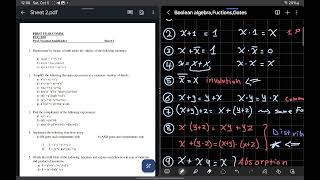 Logic Design  Sheet 2 part 1 [upl. by Palma]