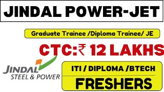 Jindal Power Latest HIRING  Freshers Jobs  Diploma Jobs  Engineers Jobs  MNC JOBS All India Job [upl. by Aissert]