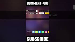 MY SUBSCRIBERS ID SEARCH 🌏 COMMENT UID  FF shortfeed freefire gaming freefireclips 🔥 [upl. by Puett]