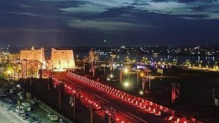 The Grand Opening of the Sphinx Avenue in UpperEgypt Luxor افتتاح طريق الكباش بالاقصر [upl. by Idissak]