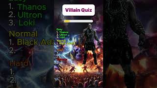 Villain Quiz Can you guess who this villain is quiz trivia quiztime villain marvel dc [upl. by Ramso781]