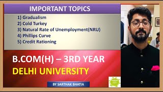 Gradualism and Cold Turkey Policy MACRO ECONOMICS 3RD YEAR DU [upl. by Ardnued]