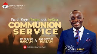 PRE21 DAYS OF PRAYER amp FASTING COMMUNION SERVICE  01082023  WINNERS CHAPEL NEW YORK [upl. by Brownson]