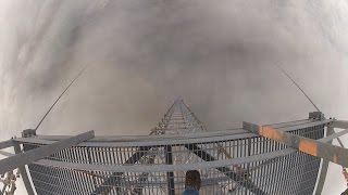 KDLTTV 1999ft tower being climbed [upl. by Erodeht]