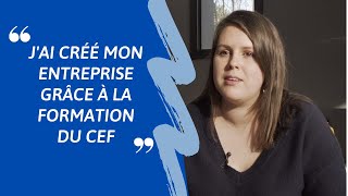 Estelle a créé son entreprise de déco grâce à la formation décoration du CEF [upl. by Aehtela]