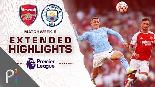 Arsenal v Manchester City  PREMIER LEAGUE HIGHLIGHTS  1082023  NBC Sports [upl. by Yelsel]