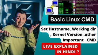 How to Set Hostname in Linux check kernel Version and Linux important CMD with Live Practical 🔥 [upl. by Aeirdna]