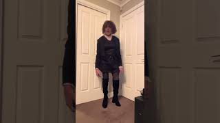 I have my knee high boots on a guys best friend please subscribe for cerebral palsyIMG 2824 2 [upl. by Kinch]