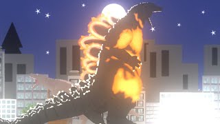 Godzilla heisei animation dc2 [upl. by Arannahs]