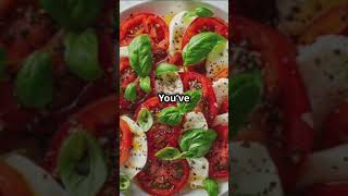 Caprese Salad 🍅🧀🌿 capresesalad [upl. by Ursala]