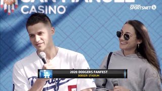 Corey Seager Interview  Dodgers FanFest 2020 [upl. by Eetnwahs438]