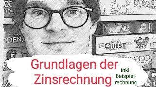 Grundlagen der Zinsrechnung  inkl Beispielrechnung  Mathe Kl 7 Mathelernvideo [upl. by Coke]