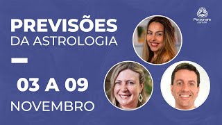 Previsões da Astrologia 03 até 09 de Novembro  PERSONARE [upl. by Harrow]