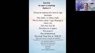 Multiple karakia prayer to open amp close meetings and karakia kai Maori with English translations [upl. by Namrak]