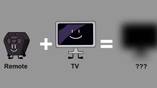 BFDI Fusions Remote and TV [upl. by Etteuqram49]