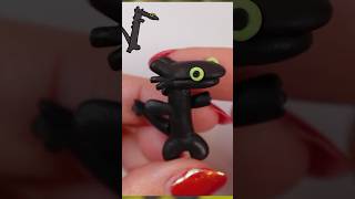 TOOTHLESS MEME Polymer Clay lizard dance art polymerclay [upl. by Ahsehat149]