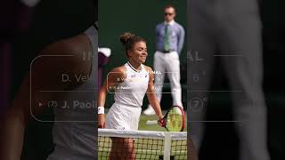 Jasmine Paolini a Wimbledon finalist 🇮🇹 Shorts tennis [upl. by Bartram]