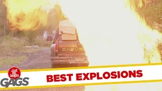 Best Explosion Pranks  Best of Just For Laughs Gags [upl. by Narton]