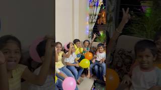 बालदिनाच्या हार्दिक शुभेच्छा childrensday party celebration sweetfamily minivlog shortvideo [upl. by Sucrad342]